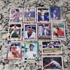Baseball Cards Assorted Vintage